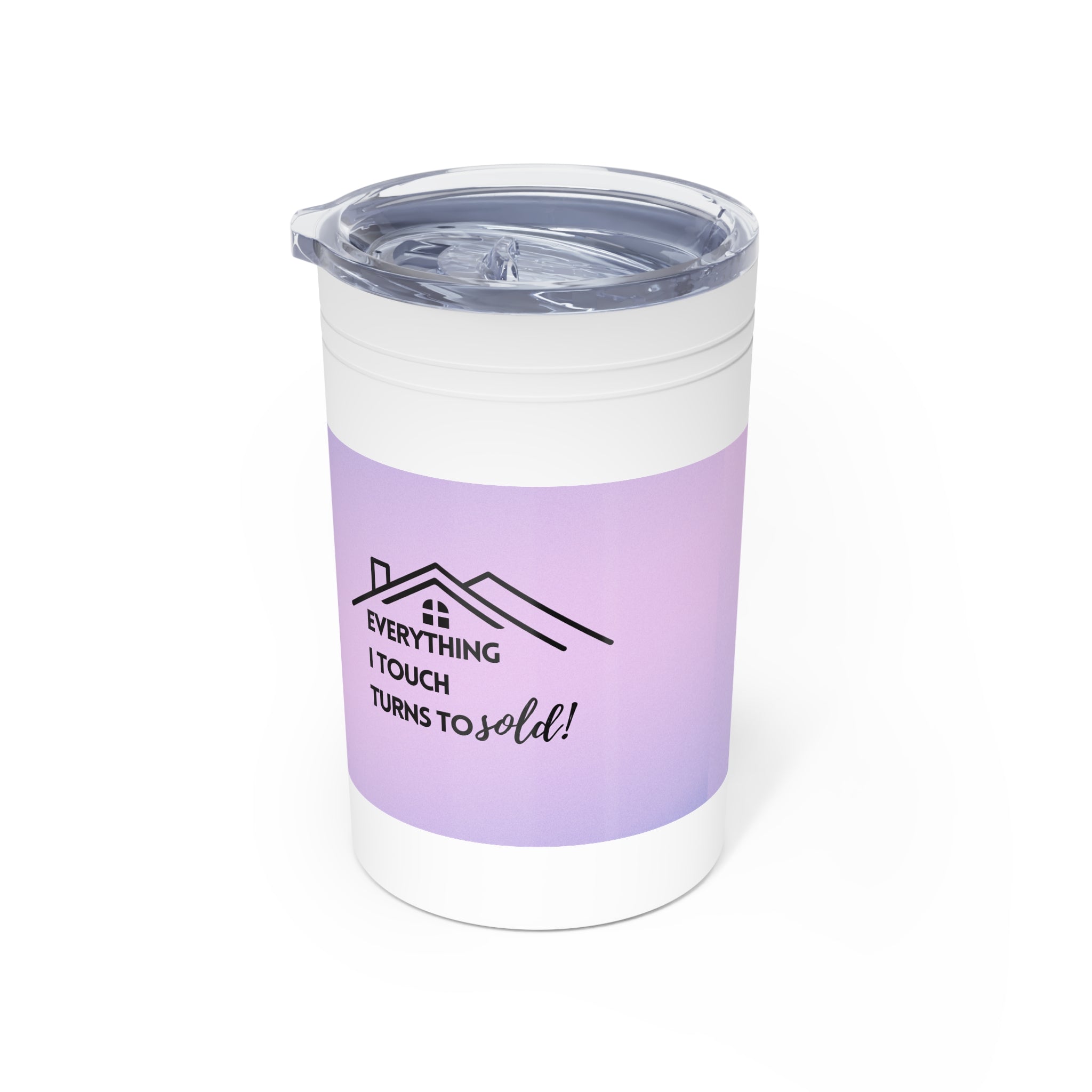 Vacuum Insulated Tumbler for Realtors in Purple, 11oz